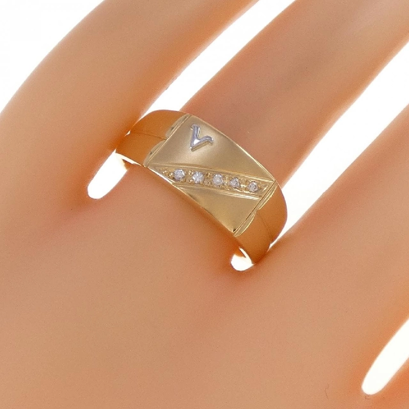 Nhẫn kim cương 750YG/PT900 0.03CT - Hàng hiệu Authentic 850933