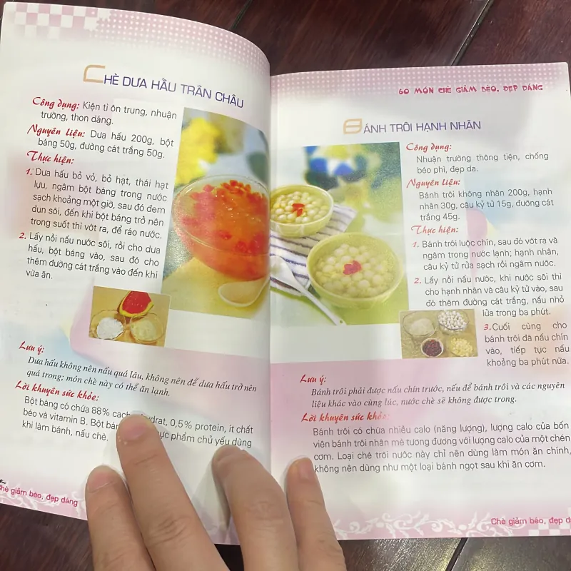 60 món chè giảm béo đẹp dáng - nấu ăn dinh dưỡng - hè mát lạnh  1038303