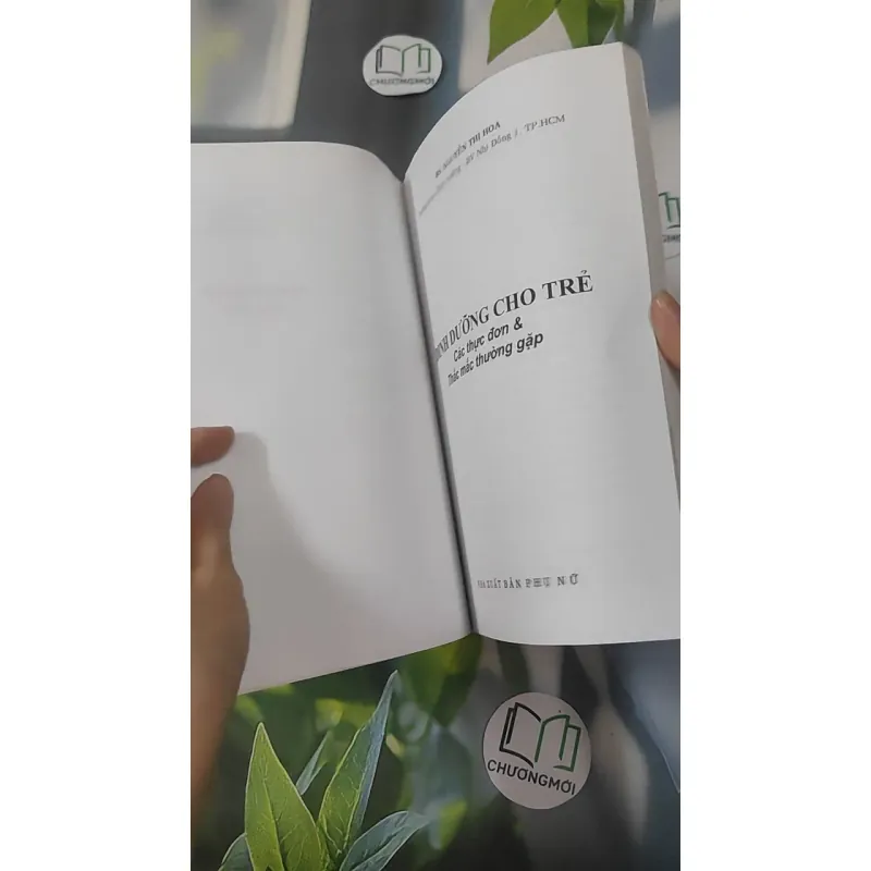 Dinh Dưỡng Cho Trẻ - Các Thực Đơn Và Thắc Mắc Thường Gặp - BS. Nguyễn Thị Hoa 1018933