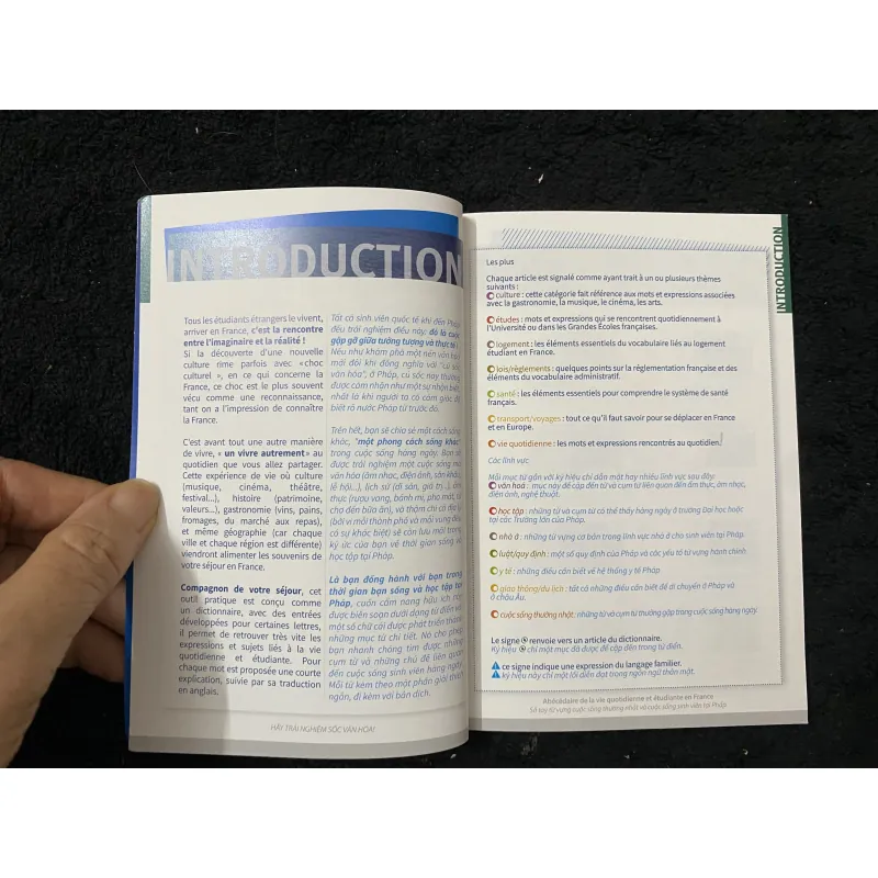 Sổ tay từ vựng cuộc sống thường nhật và cuộc sống sinh viên tại Pháp.  1034743