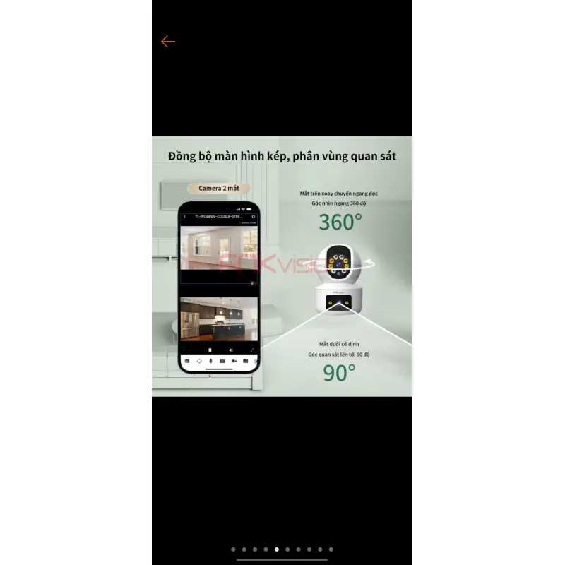 Camera Yoosee 2 Mắt (Model 2024)  972239