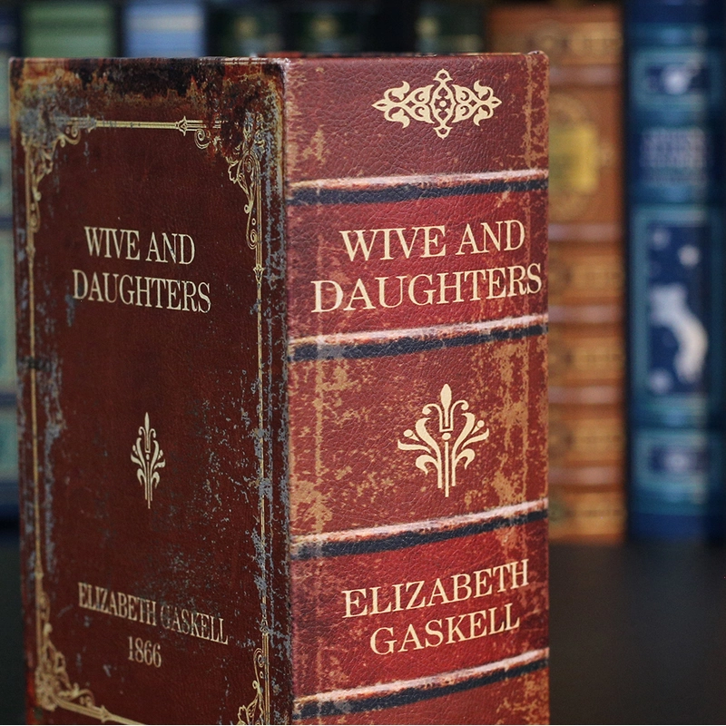 Hộp khăn giấy mô phỏng sách cổ  "Wives and Daughters" của Elizabeth Gaskell 497116