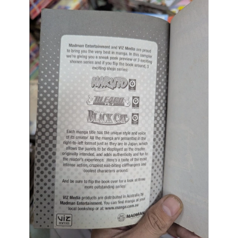 Madman Manga Sampler ( naruto x Black Cat x Bleach Shonen Jump ) 575937