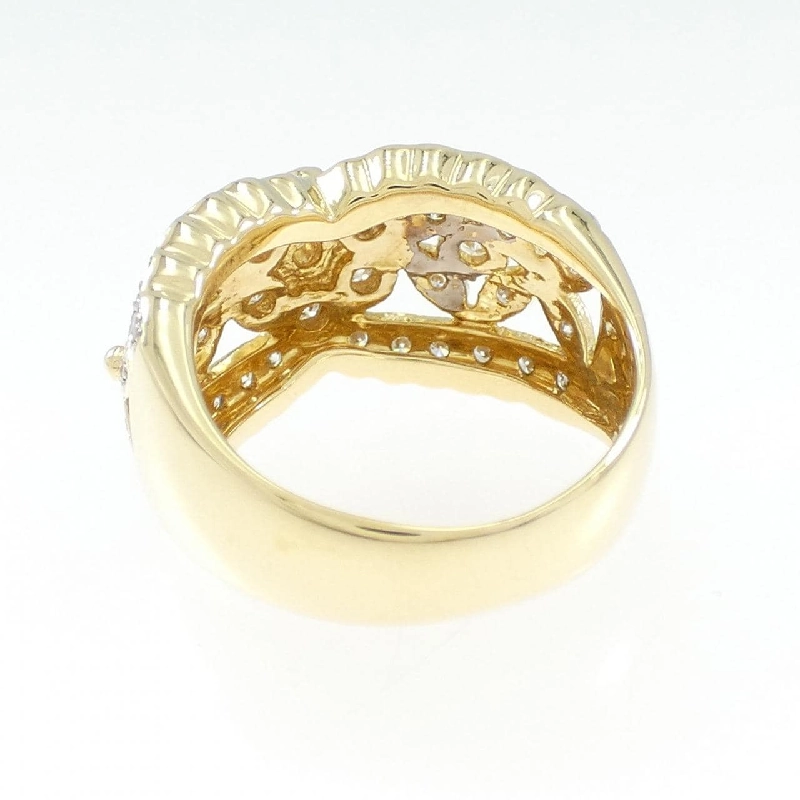 Nhẫn kim cương hoa K18YG/K18WG 0.50CT 668725