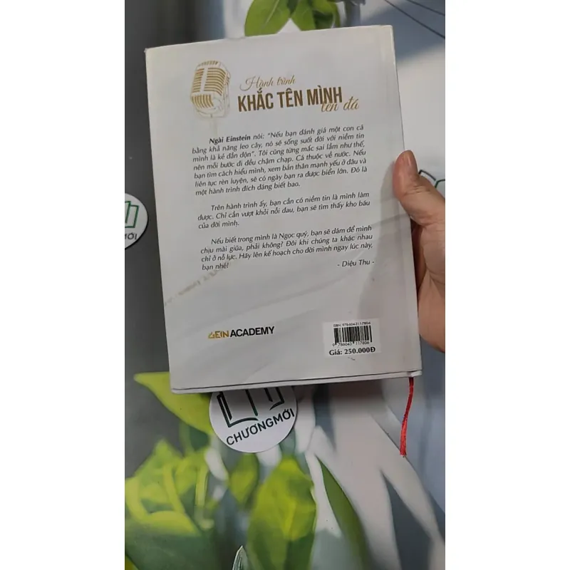 [MIỄN PHÍ BỌC SÁCH] Hành Trình Khắc Tên Mình Lên Đá - Diệu Thu 749593