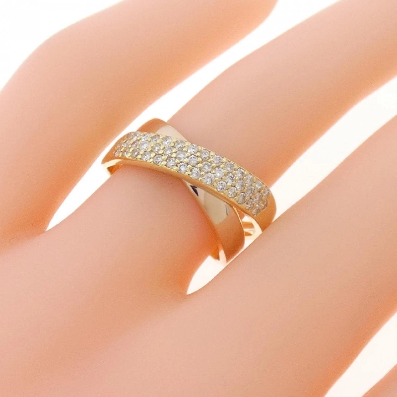 Nhẫn kim cương Pavé K18YG/K18PG 0.30CT - Hàng hiệu Chính hãng 847118