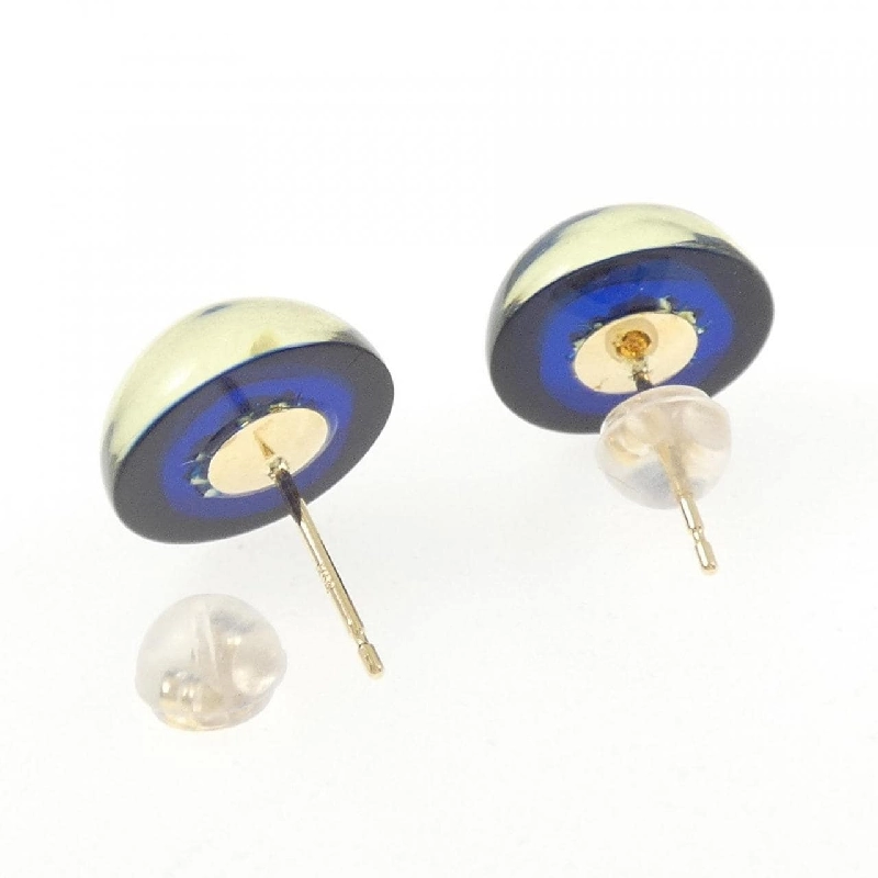 K18YG Rose Hổ phách Bông tai - Hàng hiệu Chính hãng 869532