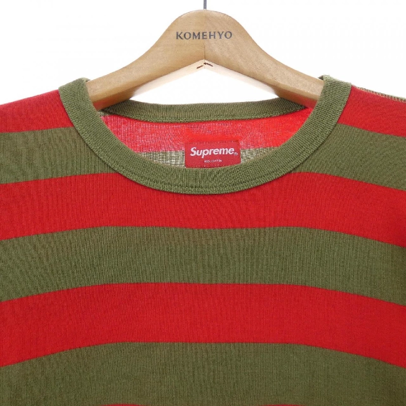 Áo thun nhiệt sọc SUPREME - Hàng hiệu Authentic 893374