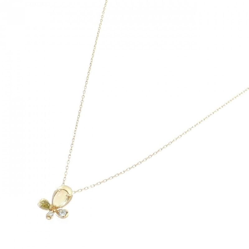 K18YG Đá màu Dây chuyền - Hàng hiệu Chính hãng 857426