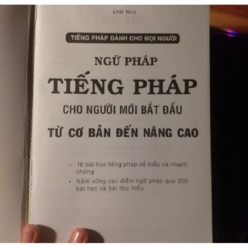 Sách ngữ pháp tiếng Pháp cho người mới bắt đầu 20342