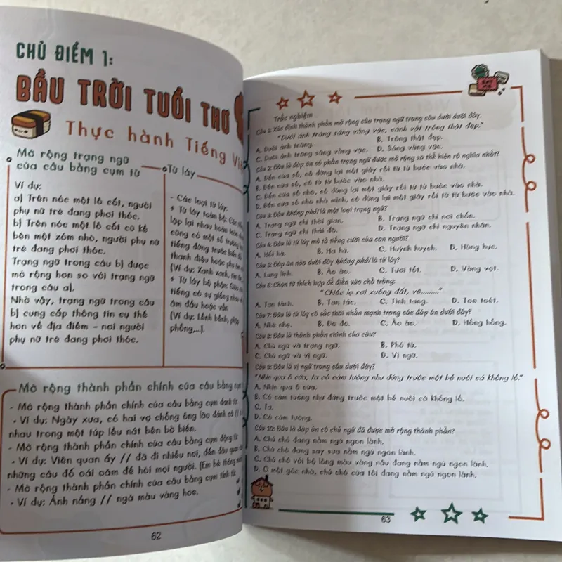 Sổ đề cương 3 trong 1 toán Văn Anh lớp 7 757644