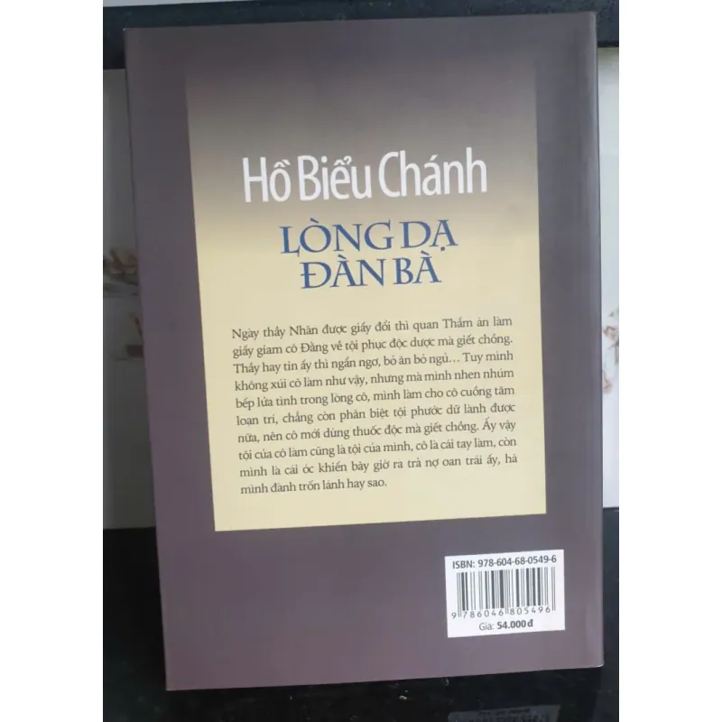 Sách Lòng Dạ Đàn Bà - Hồ Biểu Chánh mới 90% 680482