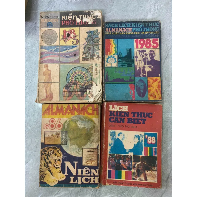 SÁCH LỊCH KIẾN THỨC (1983, 1985, 1986, 1988) - NHIỀU TÁC GIẢ 718601