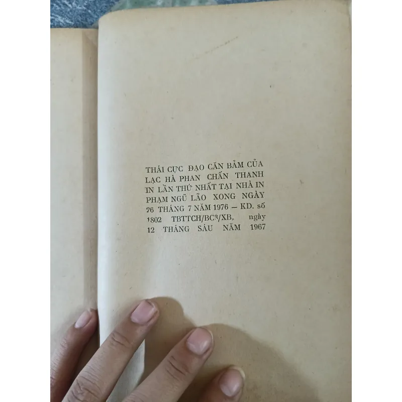 Tae kwon do Thái cực Đạo căn bản - Lạc Hà & Phan Chấn Thanh 708335