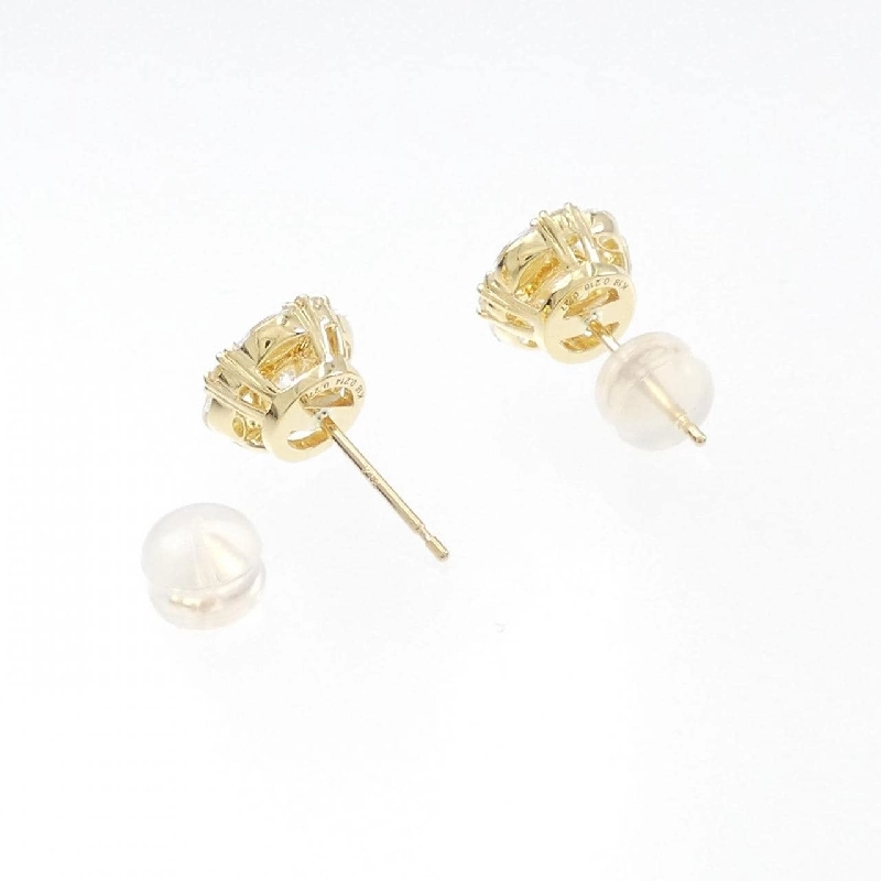 Bông tai kim cương K18YG 0.218CT 0.214CT F VS2 VG - Hàng hiệu Chính hãng 873265