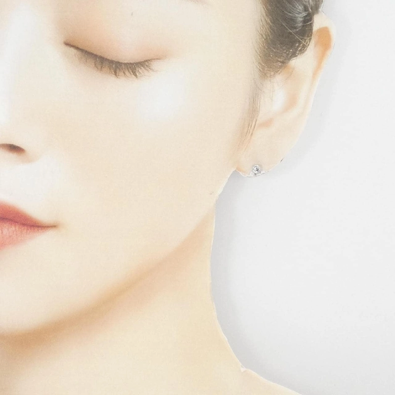 K18WG Solitaire Bông tai Kim cương 0.2CT - Hàng hiệu Chính hãng 869172