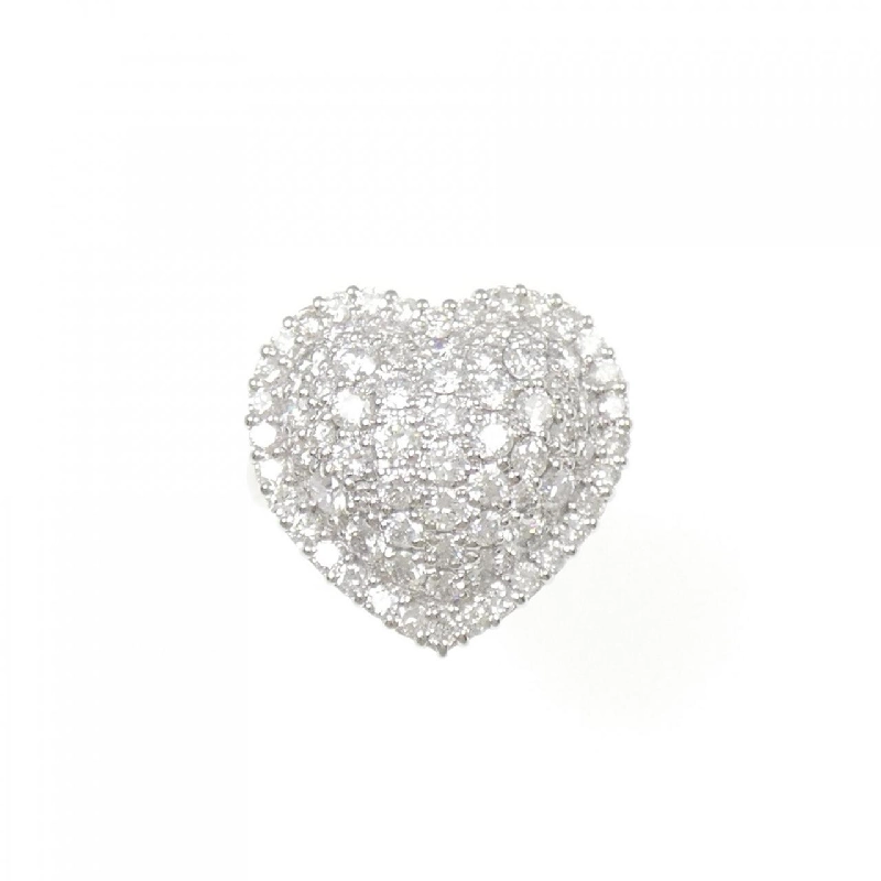 Nhẫn kim cương pavé hình trái tim PT900 2.04CT 670320