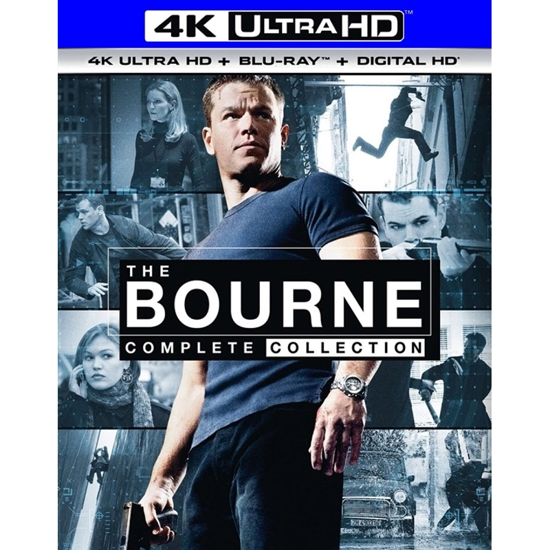 Bộ đĩa phim BluRay The Bourne Complete Collection UltraHD 4K 2160p 499029