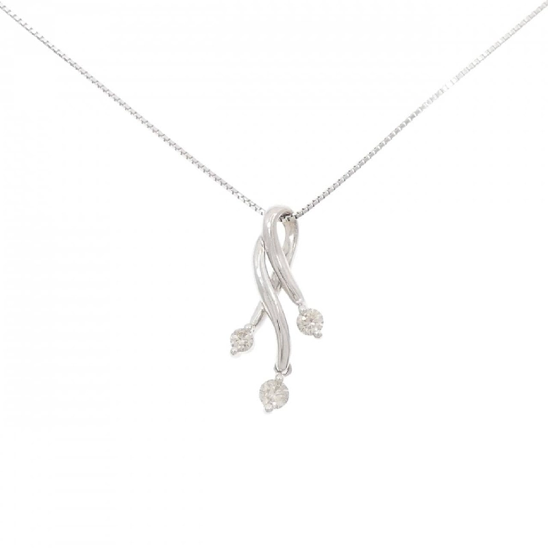 K18WG Dây chuyền kim cương 0.30CT - Hàng hiệu Chính hãng 859233