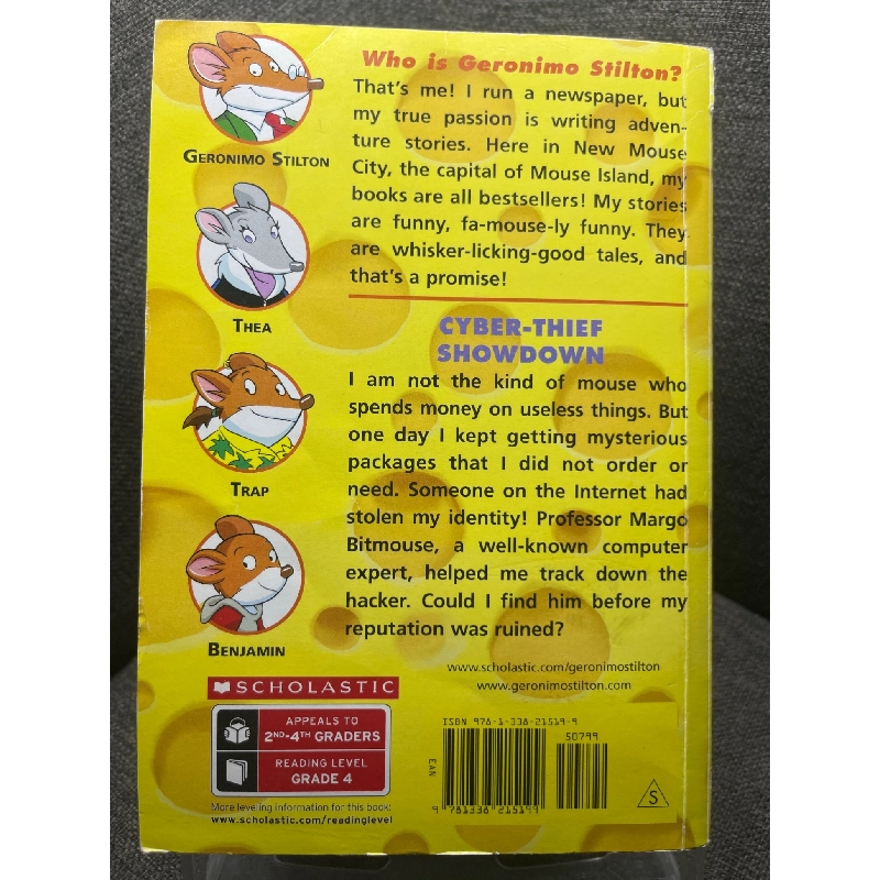 Cyber thief showdown mới 80% rách nhẹ góc gáy truyện tranh màu ngoại văn và thiếu nhi Geronimo Stilton HPB1605 SÁCH NGOẠI VĂN 914407