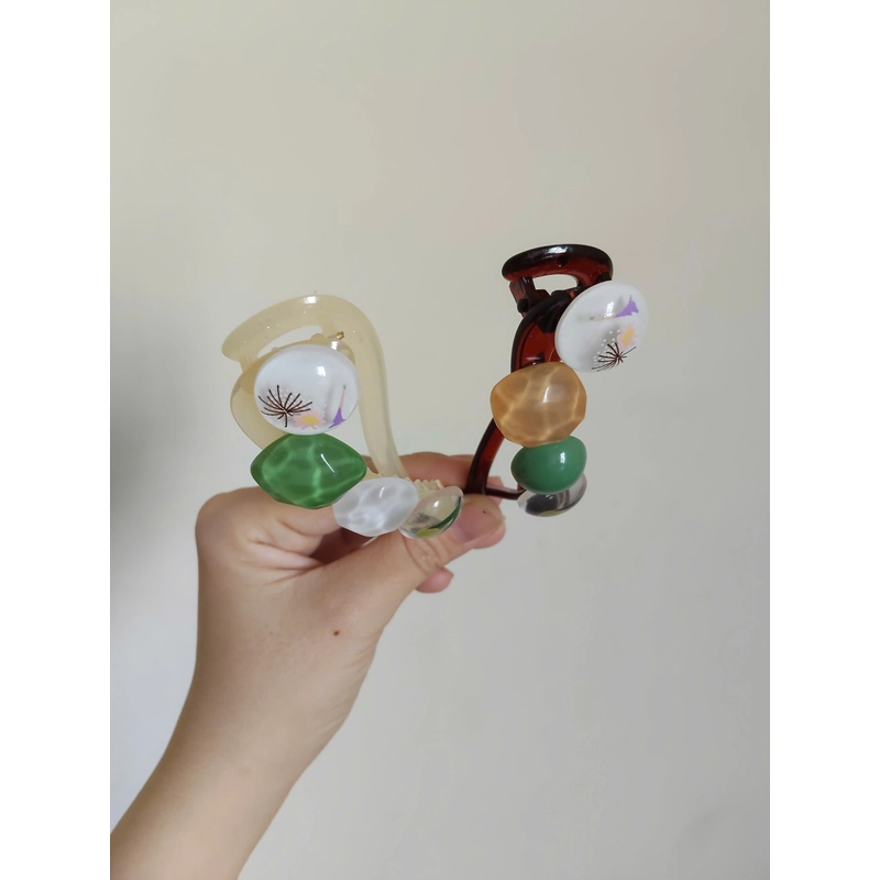 Kẹp móc nhựa gắn đá 457792