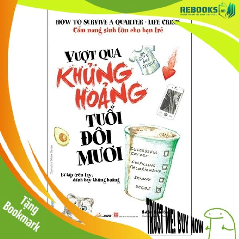 (TẶNG BOOKMARK) Vượt qua khủng hoảng tuổi đôi mươi - Hattie Hamilton - 03/05/2021 (XB) 956515