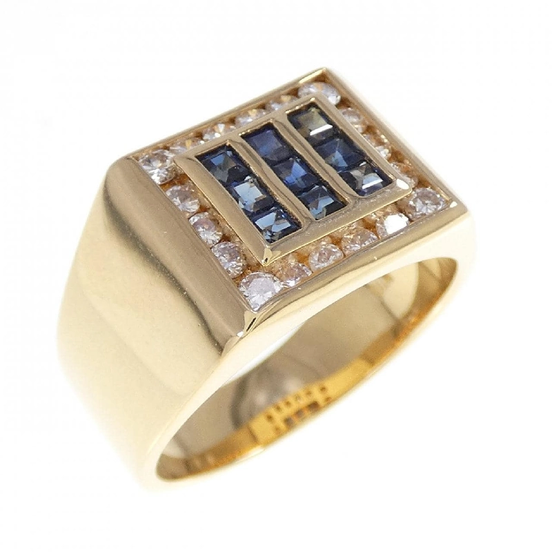 Nhẫn Sapphire K18YG 0.65CT 666317