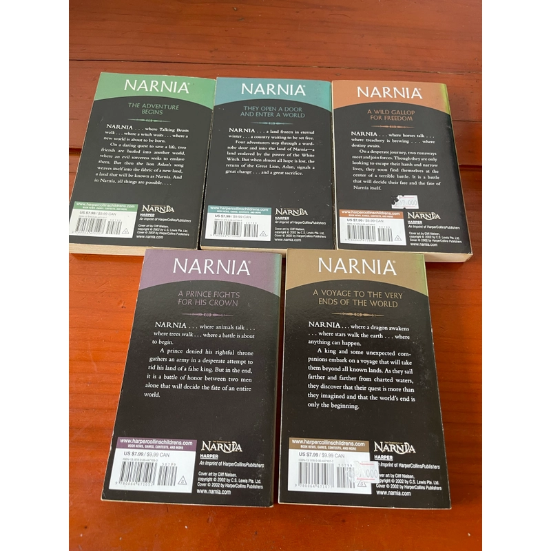 Bộ 5 quyển The chronicles of Narnia C.S. Lewis 539561