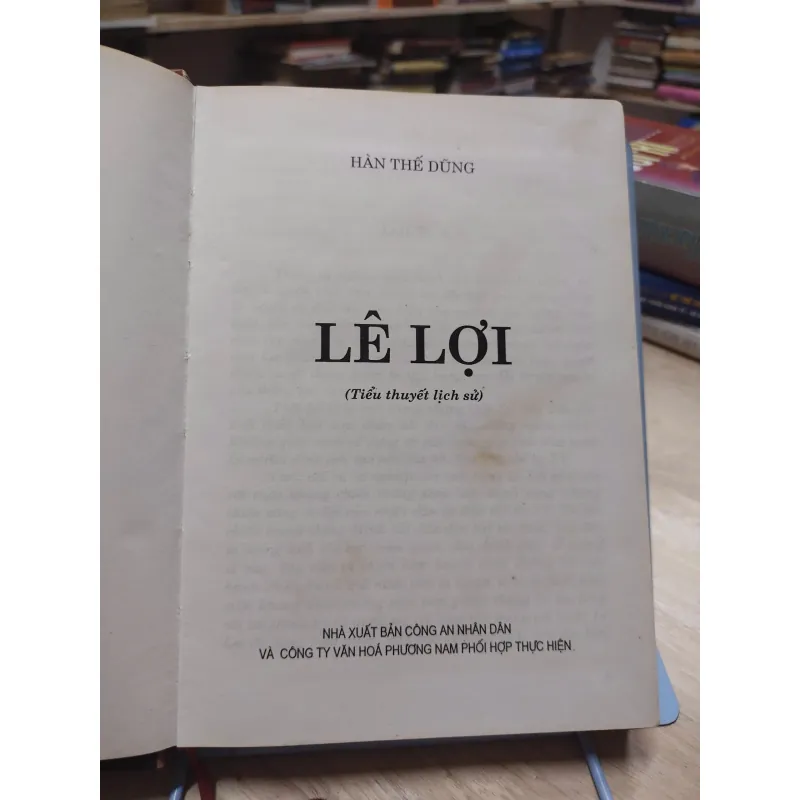 sách: Lê Lợi (Tiểu Thuyết Lịch Sử ) - Hàn Thế Dũng (A1) 573114