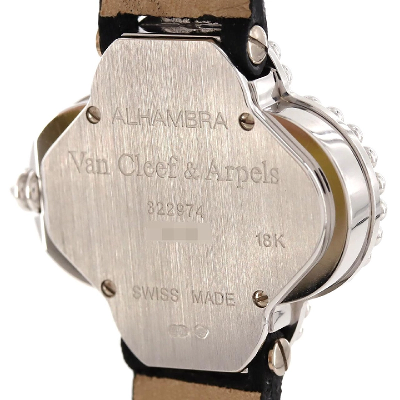 Vancleef & Arpels Alhambra WG Center Pavé 322974 WG Quartz - Hàng hiệu Authentic 876227