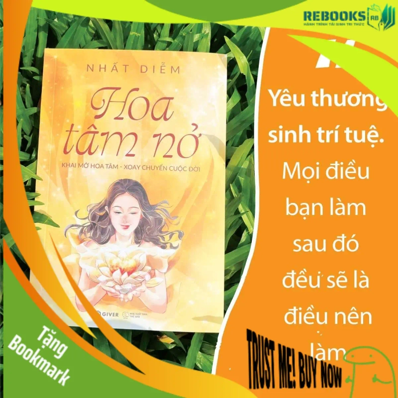 (TẶNG BOOKMARK) Hoa Tâm Nở - Nhất Diễm - KỸ NĂNG 945117