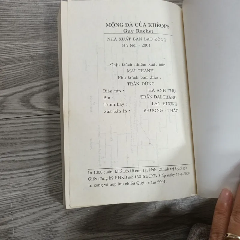 Mộng Đá Của Khéops- Guy Rachet 646639