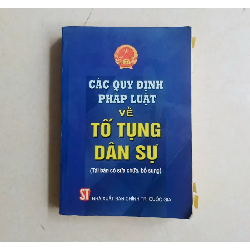 Các quy định pháp luật về tố tụng dân sự (tái bản, sửa chữa)🌻 695410
