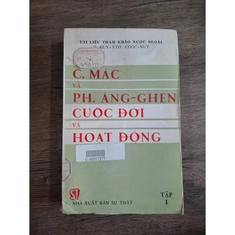 C. MÁC VÀ PH. ĂNG-GHEN CUỘC ĐỜI VÀ HOẠT ĐỘNG (Tập 3) 718838