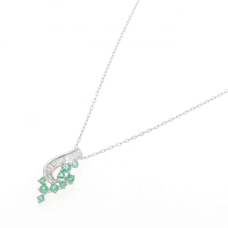 Dây chuyền Emerald PT950/PT850 0.40CT - Hàng hiệu Chính hãng 847894