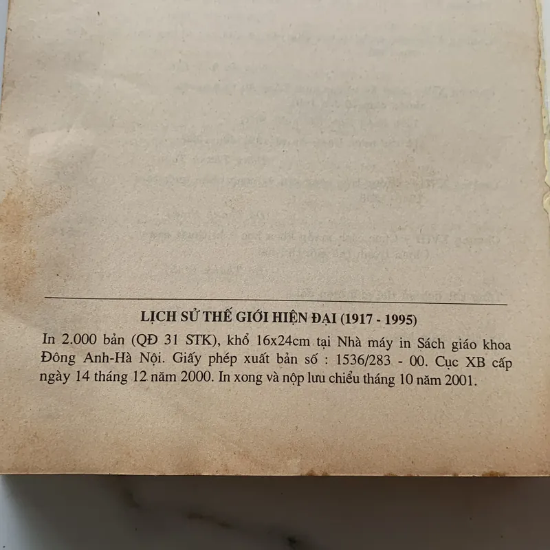 Lịch sử thế giới hiện đại 592857
