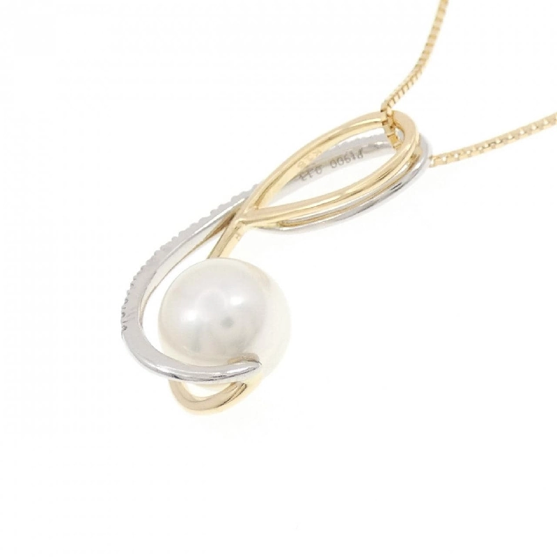 K18YG/PT900 Dây chuyền ngọc trai Akoya 8.2mm - Hàng hiệu Chính hãng 857783