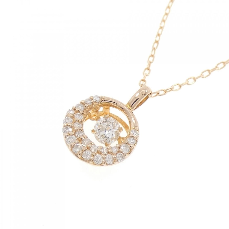 Dây chuyền kim cương K18PG 0.18CT - Hàng hiệu Chính hãng 858718