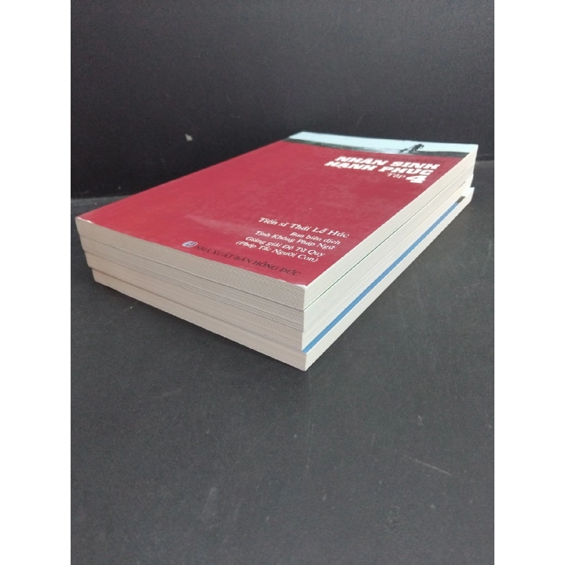 Box 4 cuốn con đường đạt đến nhân sinh hạnh phúc mới 70% bẩn nhẹ, rách hộp HCM1001 Tiến sĩ Thái Lễ Húc TÂM LÝ 924085