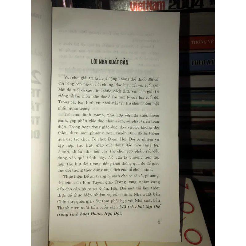 213 trò chơi tập thể trong sinh hoạt đoàn, hội, đội 758856