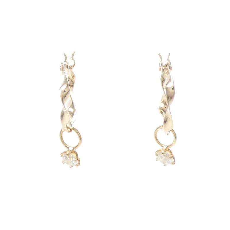 K10YG/K18YG Bông tai kim cương 0.10CT - Hàng hiệu Chính hãng 868088