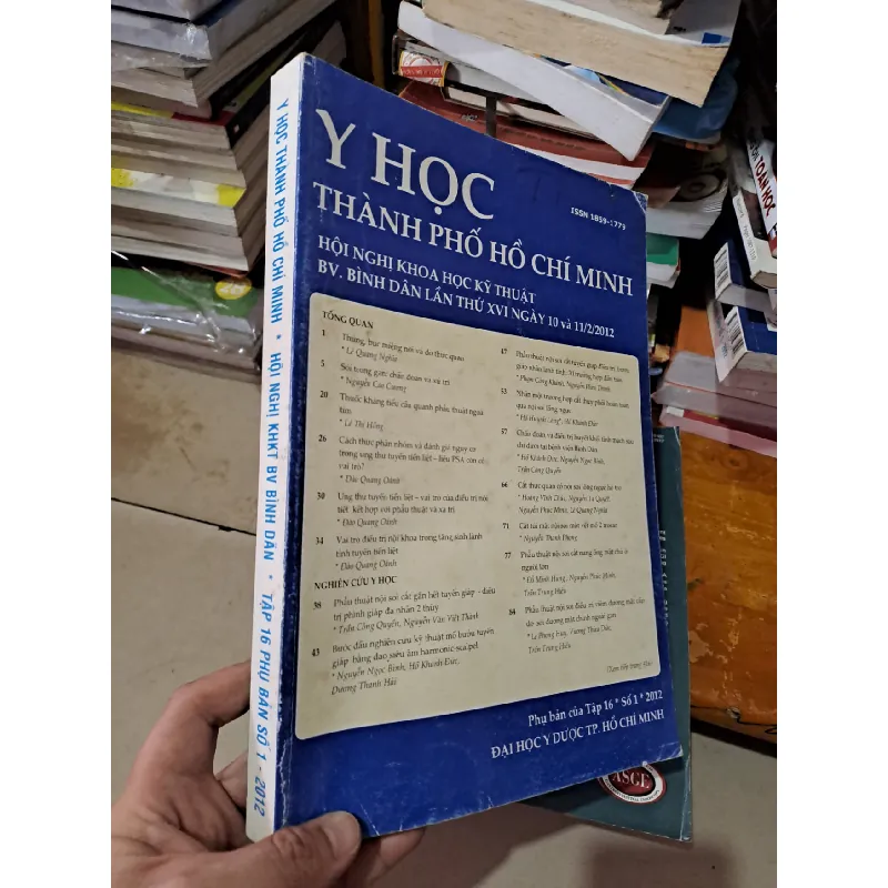 Y học thành phố hồ chí minh hội nghị khoa học kỹ thuật BV bình dân lần thứ XVII tập 16 số 1 2012 HCM0808 TẠP CHÍ, THIẾT KẾ, THỜI TRANG Blogmeo21025 578200