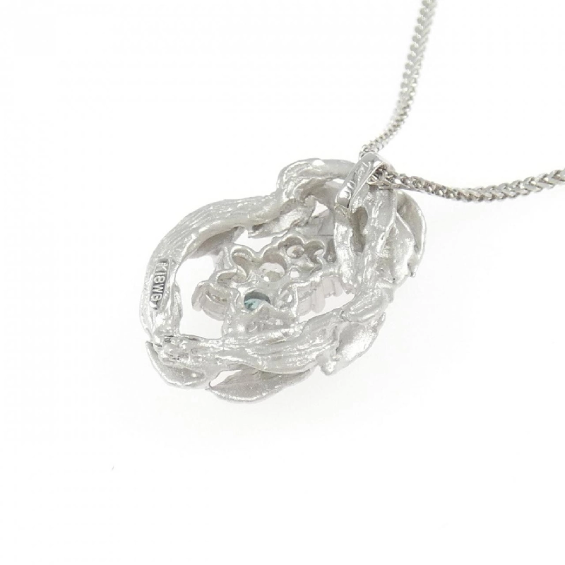 K18WG Hoa Kim Cương Dây Chuyền 0.57CT - Hàng hiệu Chính hãng 859969