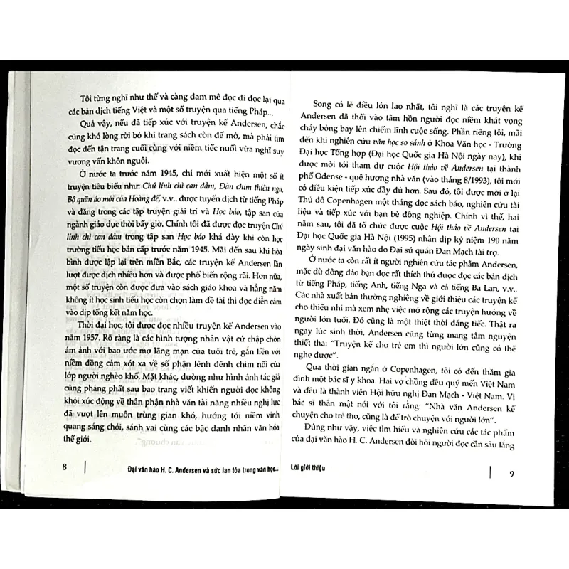 H.C. ANDERSEN VÀ SỨC LAN TỎA TRONG VĂN HỌC - NGHỆ THUẬT VIỆT NAM 1031740