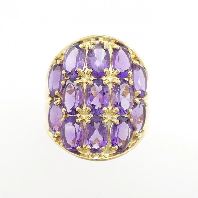 Nhẫn Amethyst K18YG - Hàng hiệu Authentic 848272
