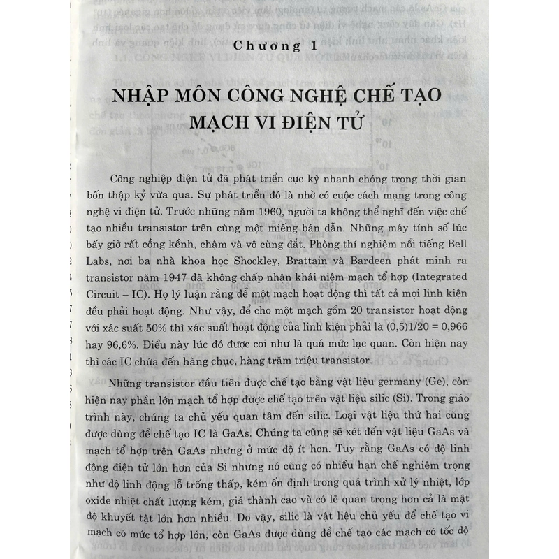 CÔNG NGHỆ CHẾ TẠO MẠCH VI ĐIỆN TỬ 498222