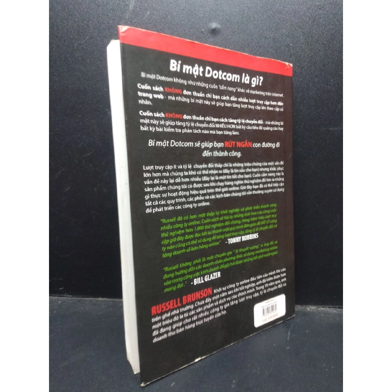 Bí mật dotcom Russell Brunson 2016 mới 80% ố vàng bẩn nhẹ HCM2503 tài chính marketing 913868