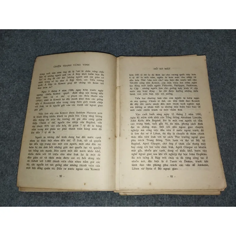 CHIẾN TRANH VÙNG VỊNH. HỒ SƠ MẬT 700693