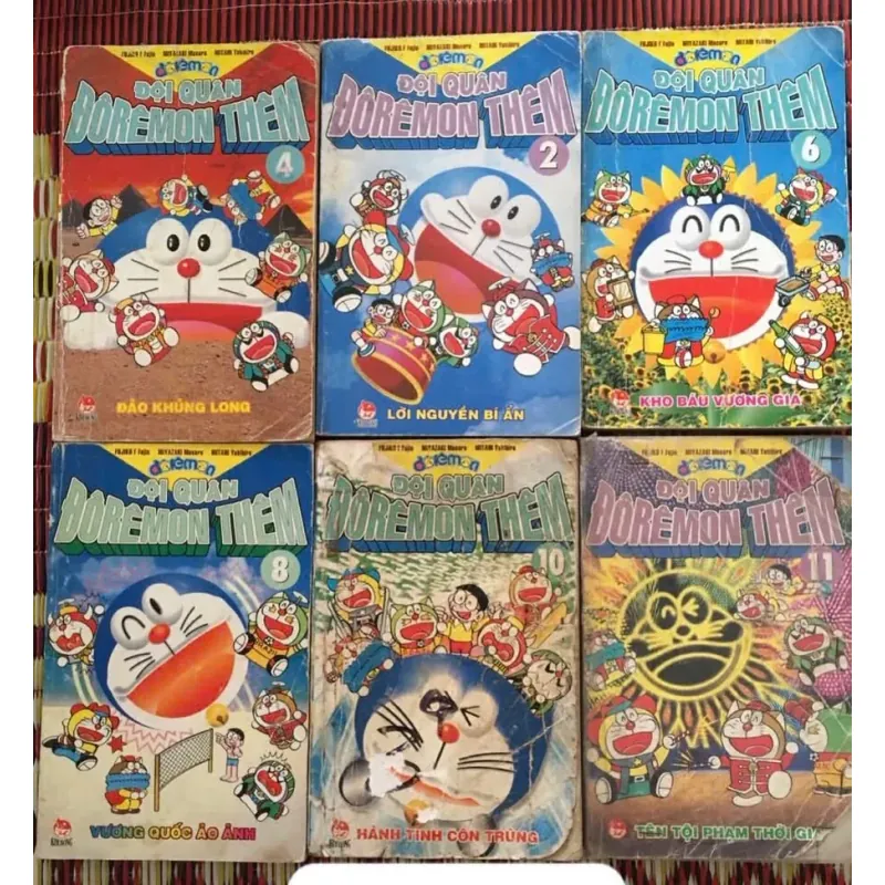 Truyện tranh Doremon - Đội quân Doremon thêm - combo 6c tập 2,4,6,8,10,11 1023449