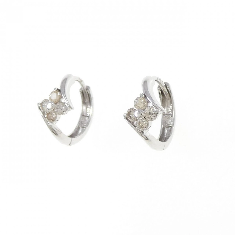 Bông tai kim cương 18KWG 0.25CT - Hàng hiệu Chính hãng 870491